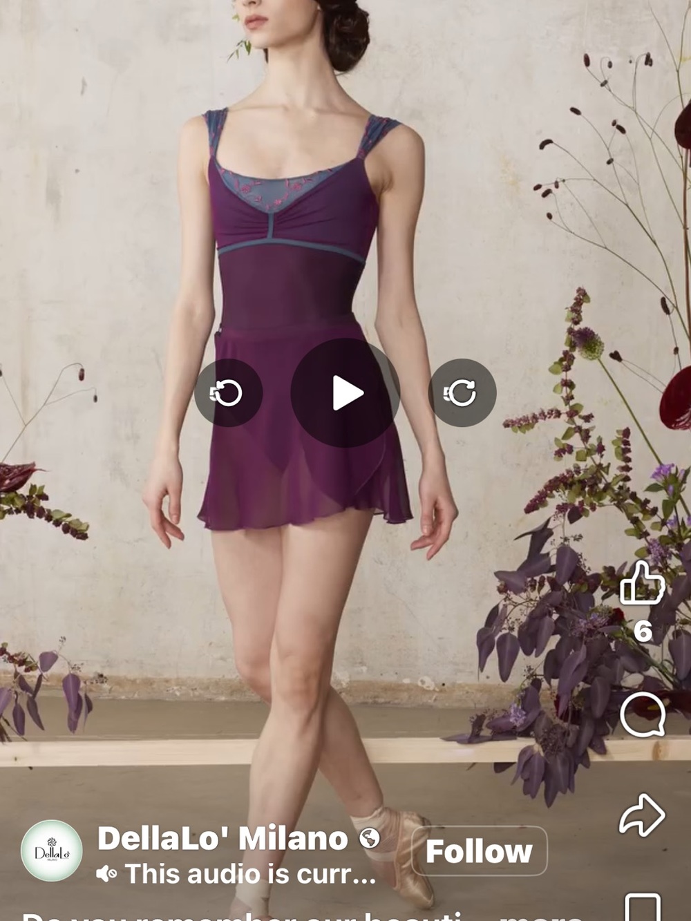 Dellalo Milano leotard - Kali Turandot - Picture 2 of 3
